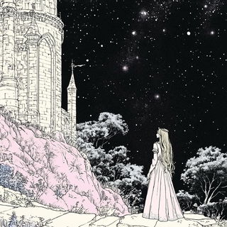 Copystrata style, Midjourney V6.1: retro fairy-tale illustration