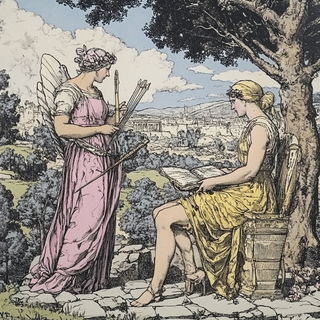 Copystrata style, Midjourney V6.1: classical 18th-century oil painting