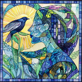 Suncrest Woodcutry style, Midjourney V6.1: traditional folk art