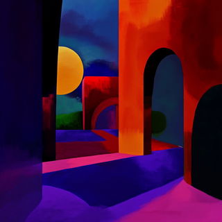 Profileburst style, Midjourney V6.1: abstract 3D render