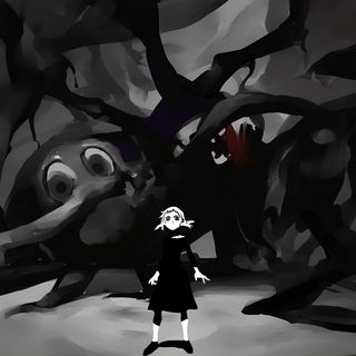 Profileburst style, Midjourney V6.1: black-and-white manga comic strip
