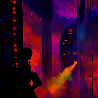 Profileburst style, Midjourney V6.1: cinematic shot from sci-fi movie