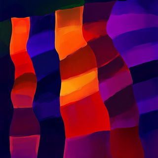 Profileburst style, Midjourney V6.1: creative pattern composition