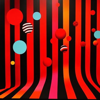 Bazaar Scrape style, Midjourney V6.1: creative pattern composition