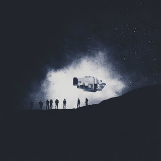 Checkervine Atelier style, Midjourney V6.1: cinematic shot from sci-fi movie