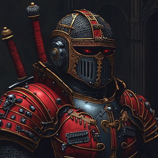Batikubism style, Midjourney V6.1: concept art character design of retropunk steam knight