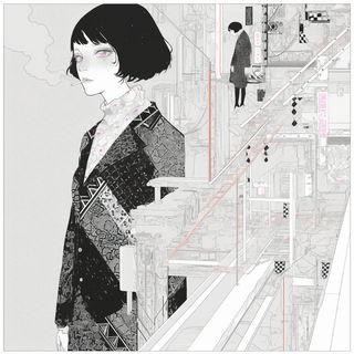 Vaporblock style, Midjourney V6.1: black-and-white manga comic strip