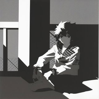 Veyra Copyworks style, Midjourney V6.1: black-and-white manga comic strip