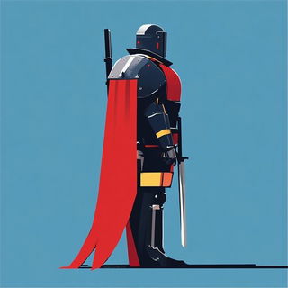 Weathered Fablecut style, Midjourney V6.1: concept art character design of retropunk steam knight