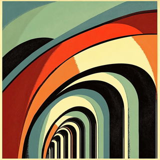 Cliffoburin style, Midjourney V6.1: creative pattern composition