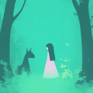 Bubbleburin style, Midjourney V6.1: retro fairy-tale illustration