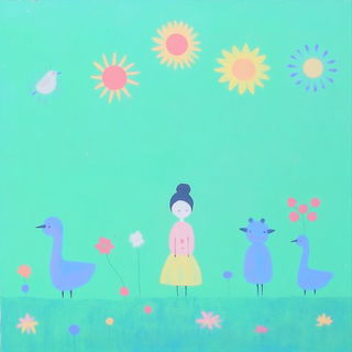 Bubbleburin style, Midjourney V6.1: traditional folk art