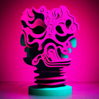 Passageflare style, Midjourney V6.1: abstract 3D render