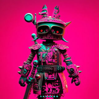 Passageflare style, Midjourney V6.1: concept art character design of retropunk steam knight