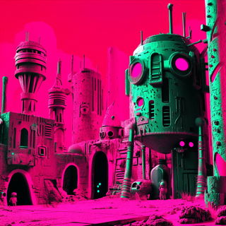 Passageflare style, Midjourney V6.1: cinematic shot from sci-fi movie