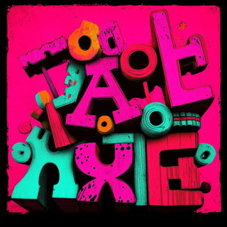 Passageflare style, Midjourney V6.1: typographic composition with large letters
