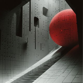Cryocontourism style, Midjourney V6.1: abstract 3D render