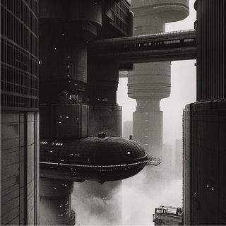 Cryocontourism style, Midjourney V6.1: megacity with futuristic bioarchitecture