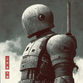 Cryocontourism style, Midjourney V6.1: concept art character design of retropunk steam knight
