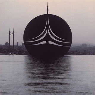 Cryocontourism style, Midjourney V6.1: bold minimalist logo design for Istanbul city municipal services