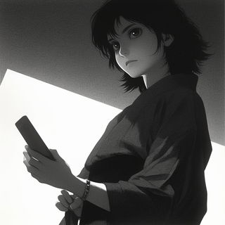 Cryocontourism style, Midjourney V6.1: black-and-white manga comic strip