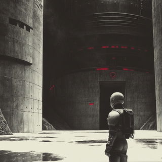 Cryocontourism style, Midjourney V6.1: cinematic shot from sci-fi movie