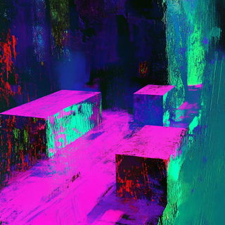 Catoptric Ruinism style, Midjourney V6.1: abstract 3D render