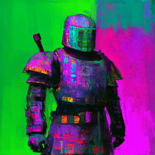 Catoptric Ruinism style, Midjourney V6.1: concept art character design of retropunk steam knight