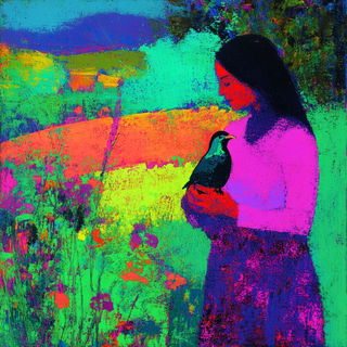 Catoptric Ruinism style, Midjourney V6.1: traditional folk art
