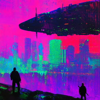 Catoptric Ruinism style, Midjourney V6.1: cinematic shot from sci-fi movie