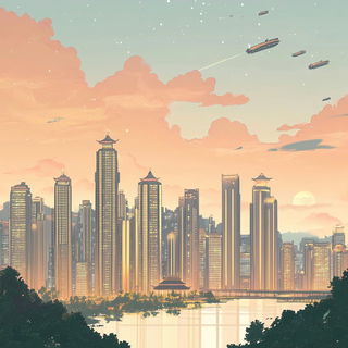 Fossil Bridge Event style, Midjourney V6.1: megacity with futuristic bioarchitecture