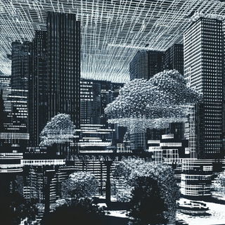 Machinae Cathedralis style, Midjourney V6.1: megacity with futuristic bioarchitecture