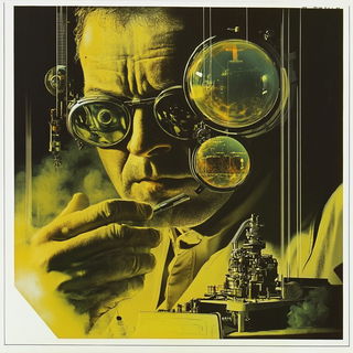 Relieforama style, Midjourney V6.1: editorial illustration for popular scientific magazine cover
