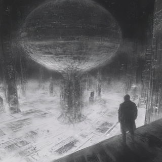 Paleomark style, Midjourney V6.1: cinematic shot from sci-fi movie