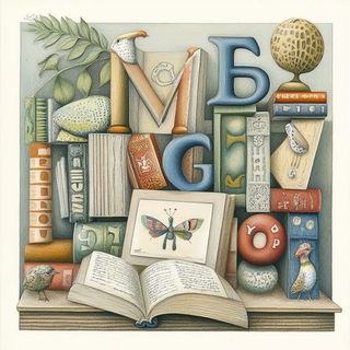 Inkglyphic style, Midjourney V6.1: typographic composition with large letters