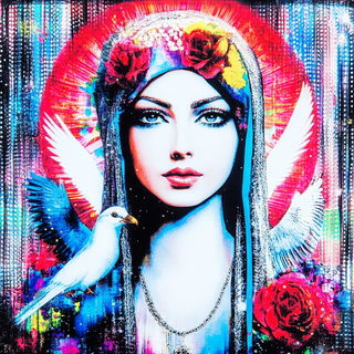 Mooncut Noire style, Midjourney V6.1: traditional folk art