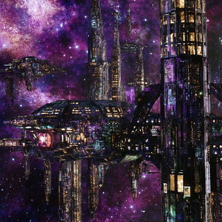 Solitudecollage style, Midjourney V6.1: cinematic shot from sci-fi movie