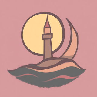 Carminic Cloud Provinces style, Midjourney V6.1: bold minimalist logo design for Istanbul city municipal services