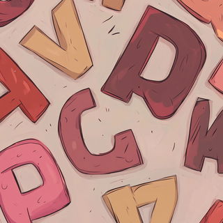 Carminic Cloud Provinces style, Midjourney V6.1: typographic composition with large letters