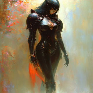 Sootspore style, Midjourney V6.1: concept art character design of retropunk steam knight