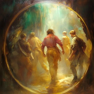 Sootspore style, Midjourney V6.1: classical 18th-century oil painting