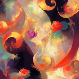 Sootspore style, Midjourney V6.1: creative pattern composition