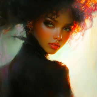 Sootspore style, Midjourney V6.1: photographic portrait of female protagonist