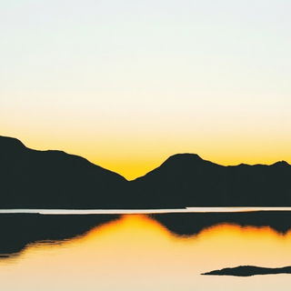 Lumen Lobe style, Midjourney V6.1: realistic landscape photograph of quiet dawn