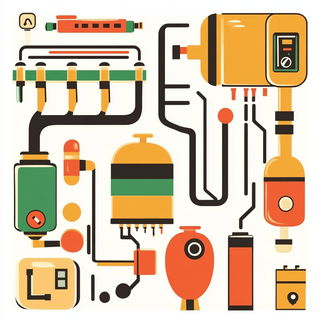 Lumen Lobe style, Midjourney V6.1: technical infrastructure blueprint schematics