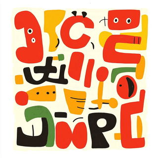 Lumen Lobe style, Midjourney V6.1: typographic composition with large letters