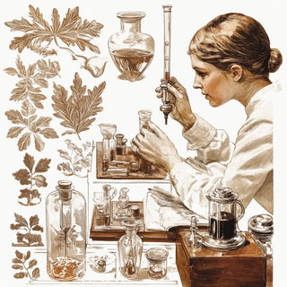 Paintstroke Fablelands style, Midjourney V6.1: editorial illustration for popular scientific magazine cover