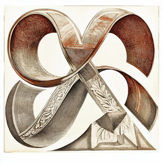 Paintstroke Fablelands style, Midjourney V6.1: typographic composition with large letters