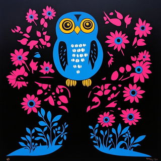Bluazon style, Midjourney V6.1: traditional folk art