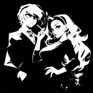 Bluazon style, Midjourney V6.1: black-and-white manga comic strip